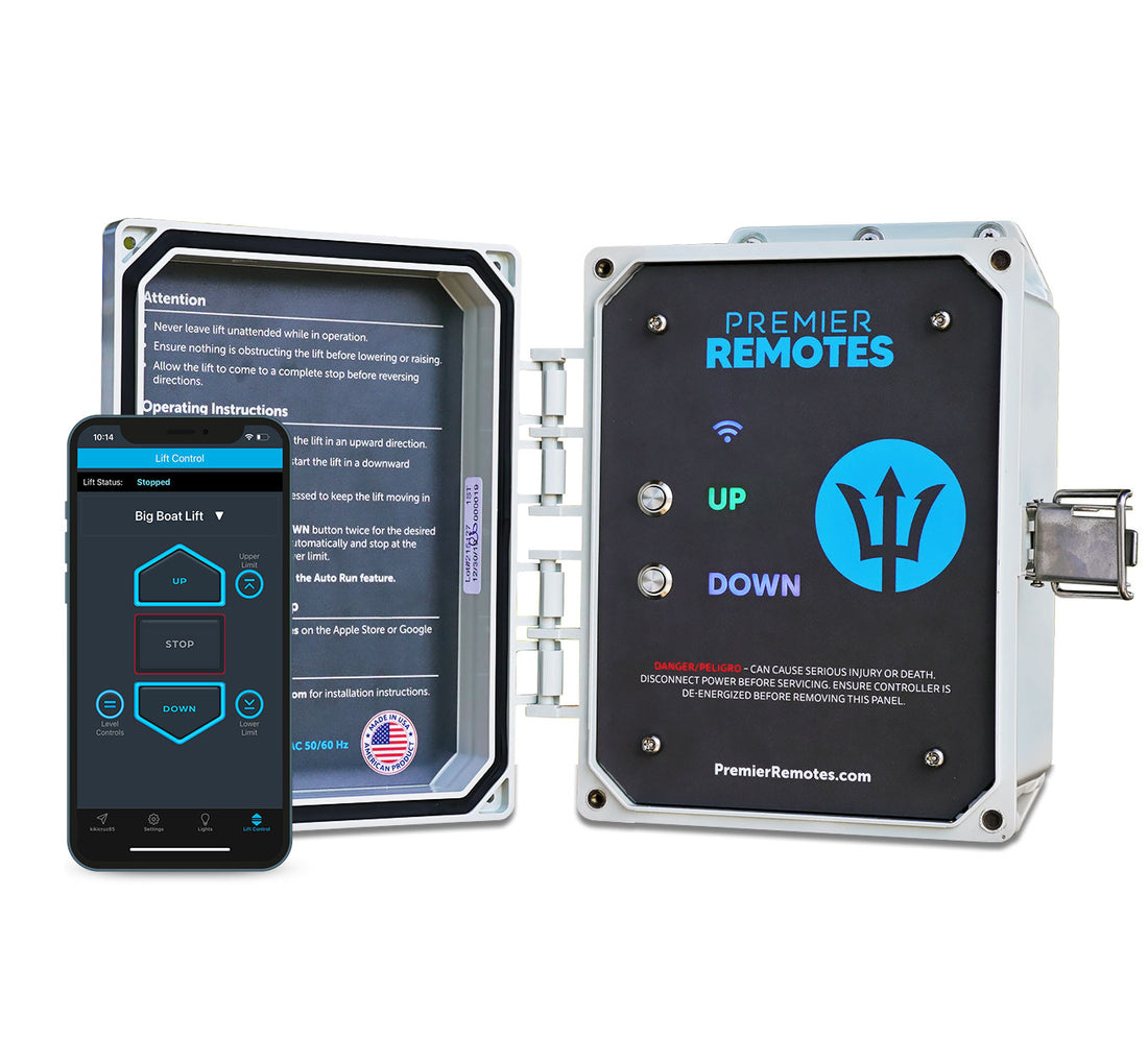 Remote Control Boat Lifts by iPhone | Premier Remotes™